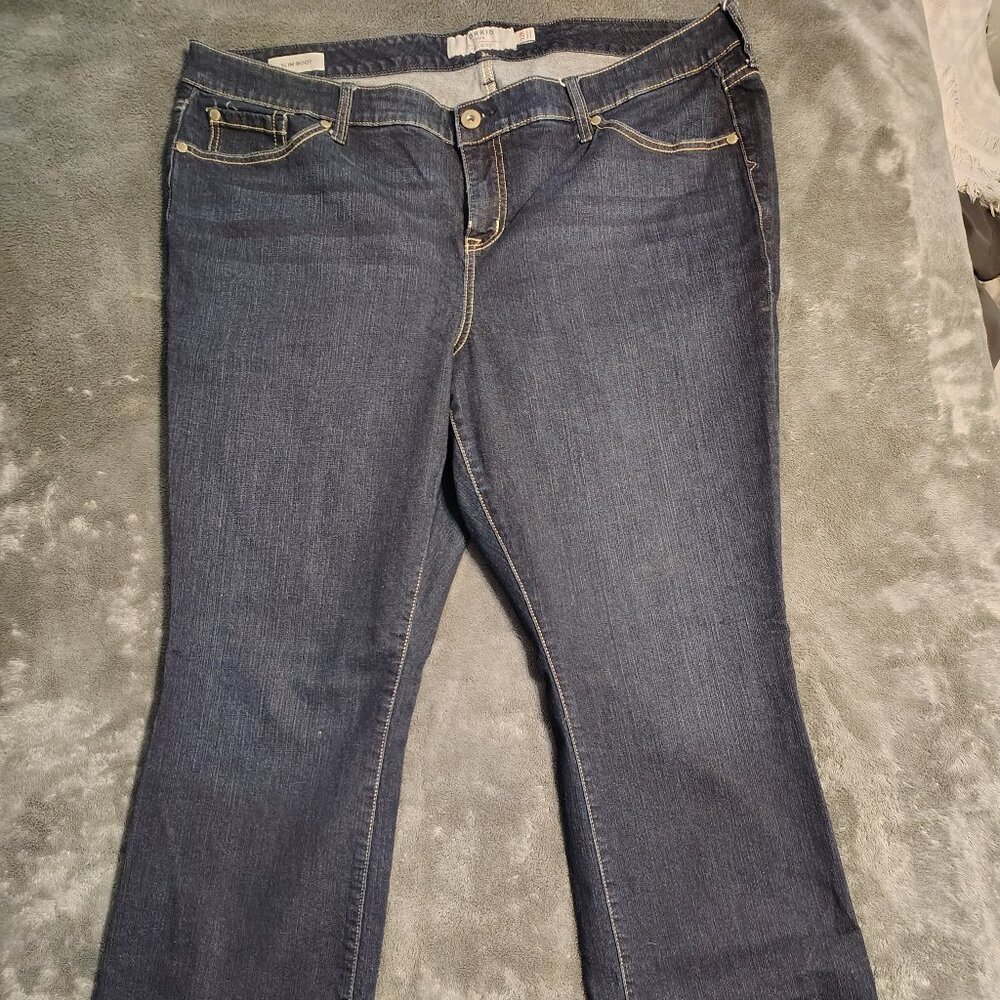 Torrid Denim - Jeans - Slim Boot - Dark Wash - Mid-Rise - Size 22R